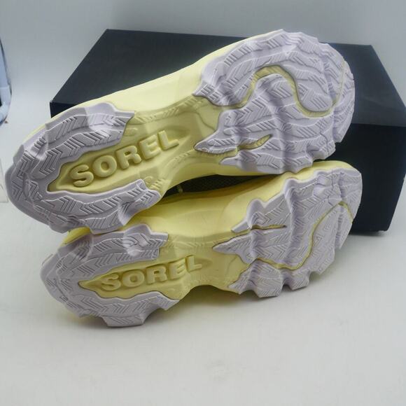 NEW Sorel Men\'s 8 Kinetic Breakthru Tech Lace Sneakers Shoes Gray Yellow main image 5